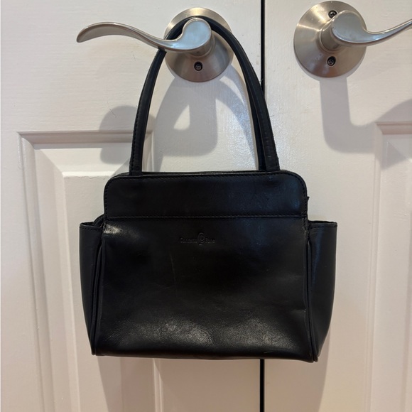 Black Leather Handbag - Picture 1 of 3